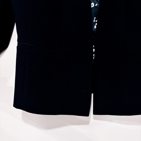 SIMONS – Black open-front blazer | Tailored minimalist jacket | Size 4 * - Picture 5 of 8